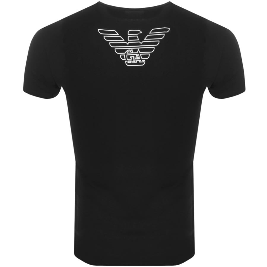Alternative Image for ProductEmporio Armani Lounge Crew Neck T Shirt Black3